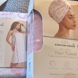 Kirkton House bundle Microfiber Hair  & Towel Wrap